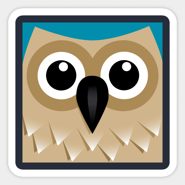 Wise old Owl Sticker by blueshift